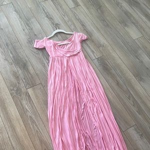 Maternity Gown - open belly - size small